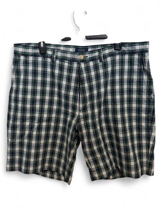 Ralph Lauren Other - Ralph Lauren Green and White Plaid Flat Front Men’s Shorts